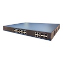 Switch PoE 16 puertos Gigabit + 4 Uplink Gigabit Combo (RJ45/SFP) 280W 802.3af/at 6KV Manejable Layer2