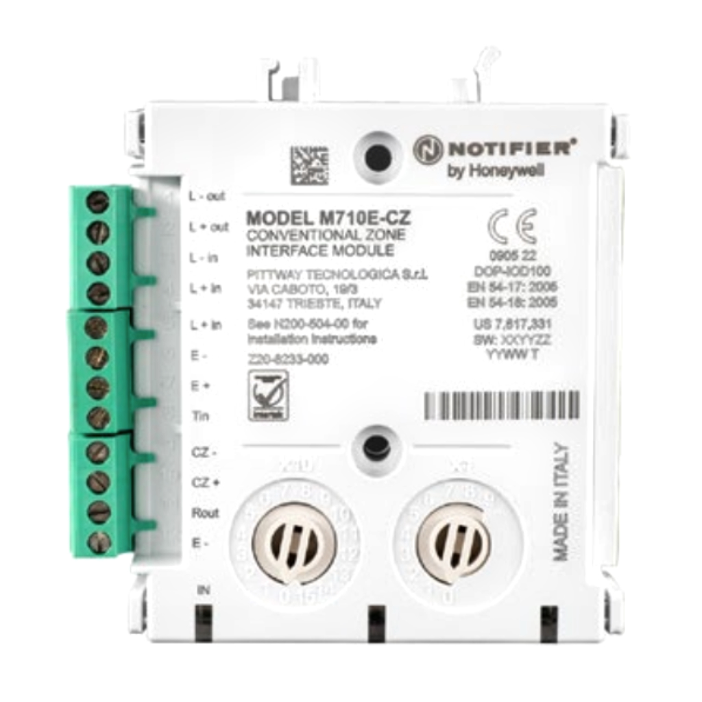Módulo monitor con 1 circuito de entrada supervisada para detectores convencionales