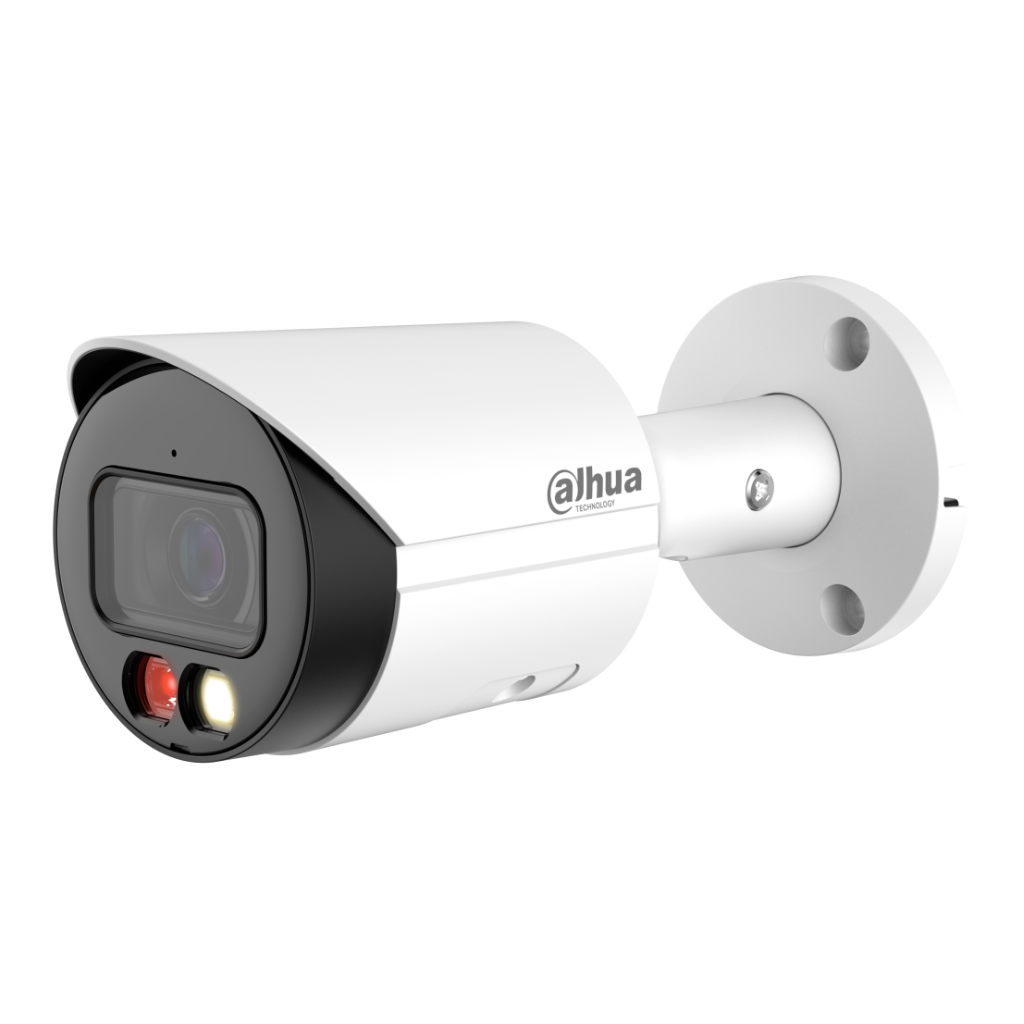 Tubular IP 4M H265 FULL COLOR WDR IVS SMD Iluminación Dual LED30m/IR30m 3.6mm IP67 PoE MIC AI