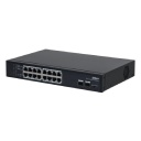 Switch PoE 16 puertos Gigabit + 2 Uplink Gigabit SFP 135W No_Manejable Layer2