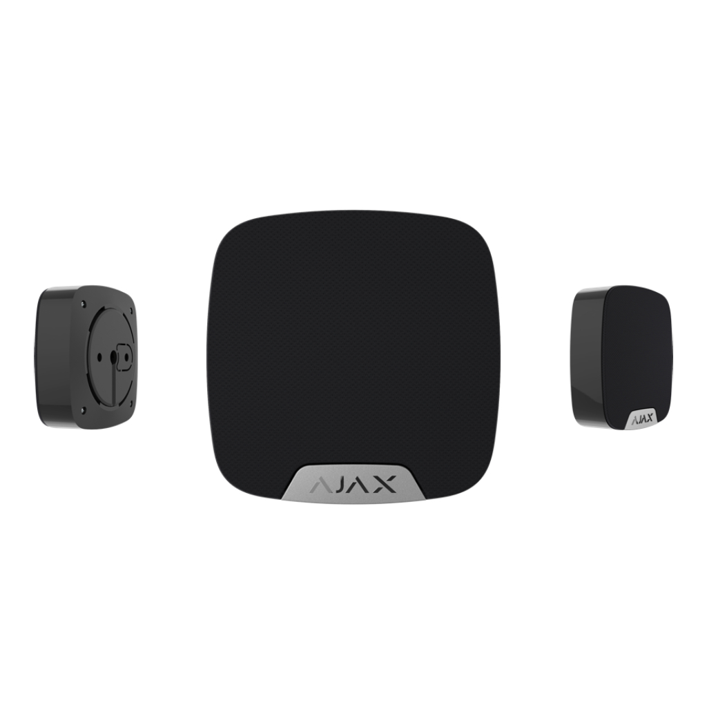 Ajax HomeSiren Jeweller. Sirena interior inalámbrica 105 db. Color negro
