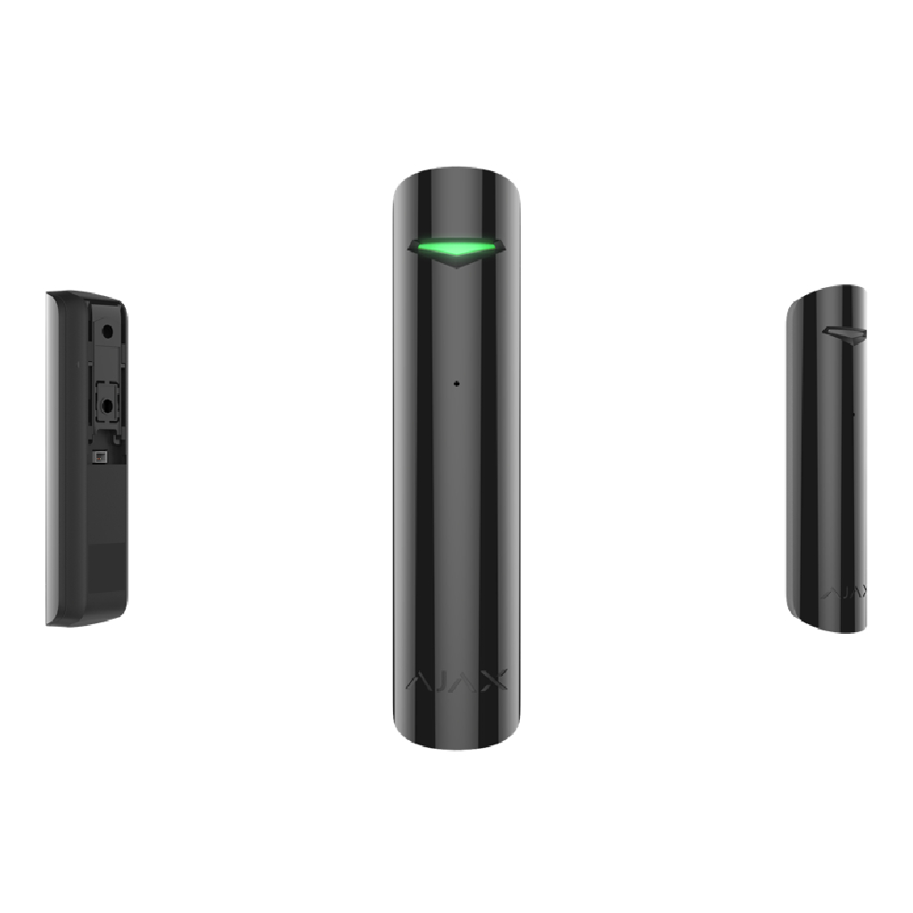 Ajax GlassProtect Jeweller. Detector rotura de cristal inalámbrico. Color negro