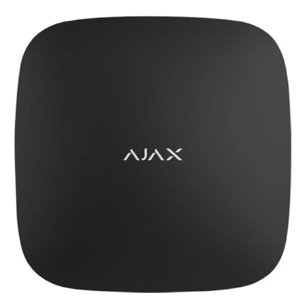 Ajax Hub 2 Plus. Central inalámbrica 2G/3G/4G (2 tarjetas SIM) y Wi-Fi. Color negro