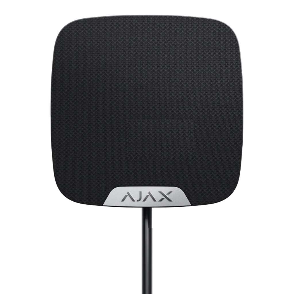Ajax HomeSiren Fibra sirena cableada. Color negro