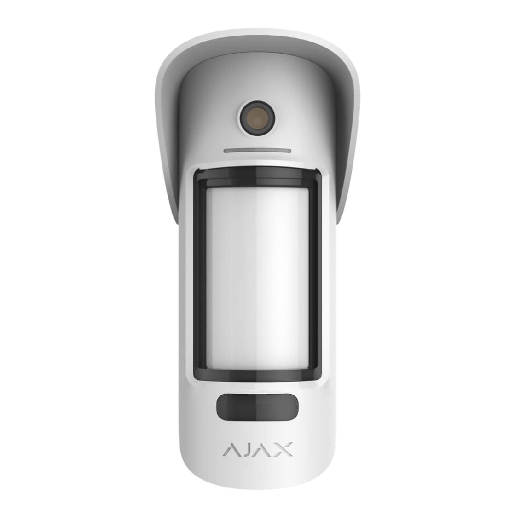 Ajax MotionCam Outdoor PhOD. PIRCAM exterior inalámbrico con petición de imágenes. Color blanco