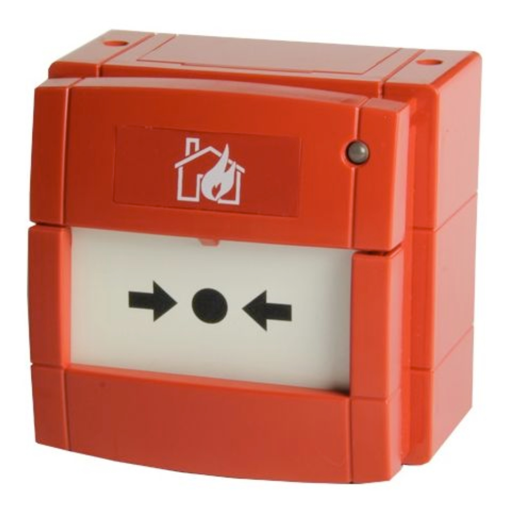 Pulsador manual de alarma estanco vía radio con tecnología Mesh. Incluye 4 pilas CR123A