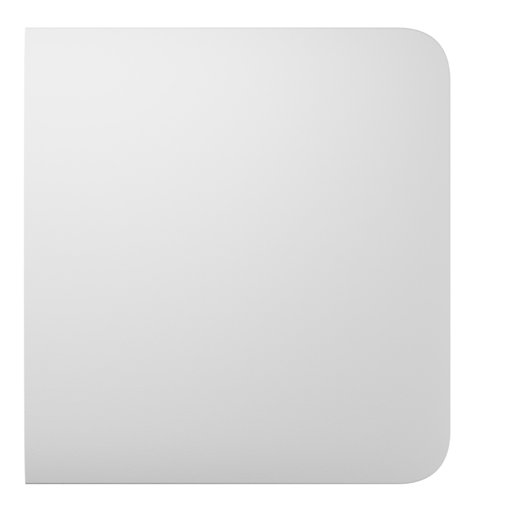 Ajax SideButton 1-gang/2-way. Pulsador Lateral Simple. Color Blanco