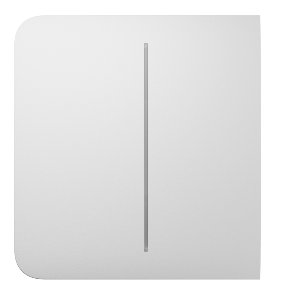 Ajax SideButton 2-gang. Pulsador Lateral Doble. Color Blanco