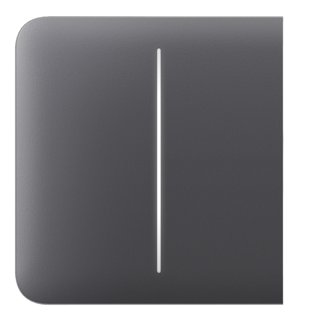 Ajax SideButton 2-gang. Pulsador Lateral Doble. Color Grafito