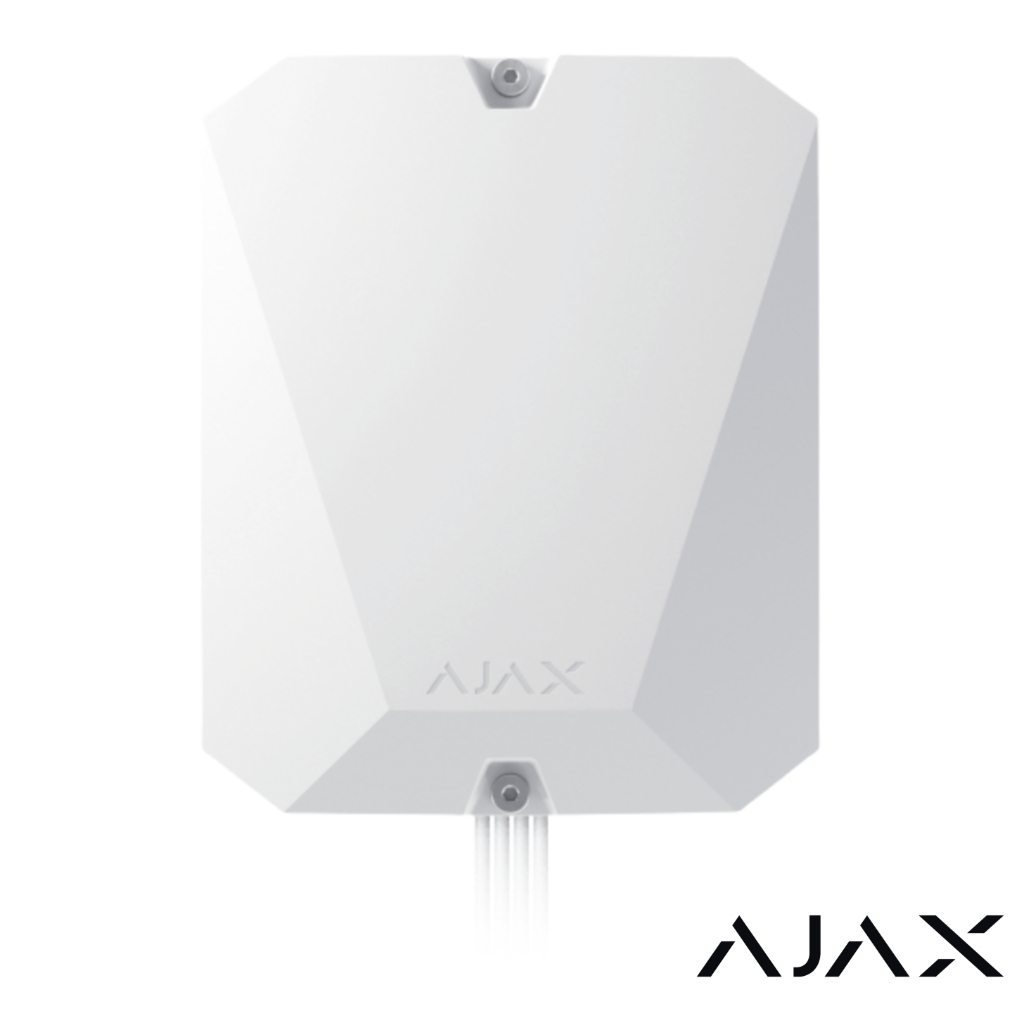 Ajax Hub Hybrid 4G Fibra. Central híbrida 4G (2 tarjetas SIM). Color blanco. G3