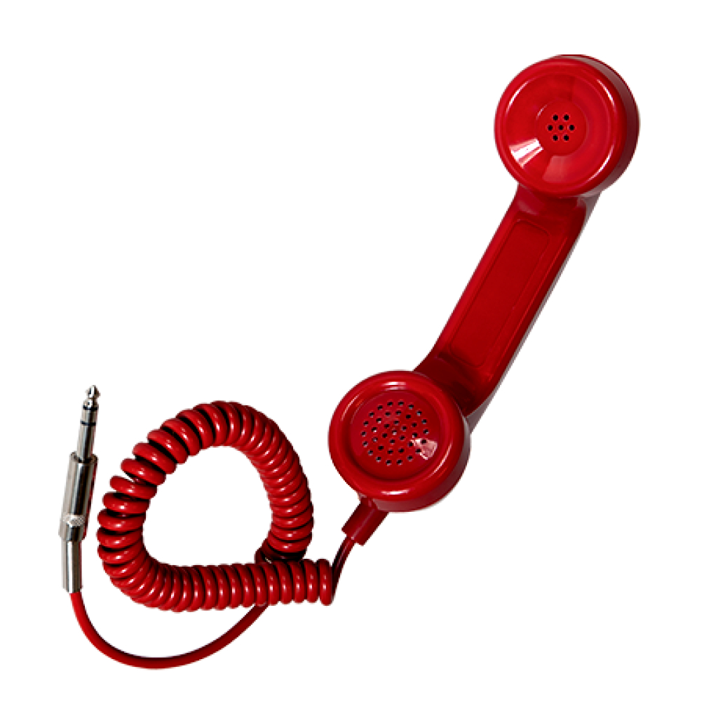 Teléfono de emergencia con conector JACK de 6.3 mm