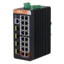Switch PoE 2.0 Industrial 16 puertos Gigabit + 4SFP Uplink Gigabit 240W Manejable Layer2