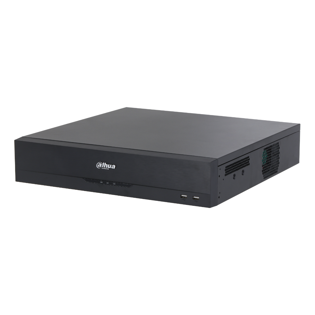 NVR 32ch 384Mbps H265 2xHDMI 8HDD E/S RAID 0/1/5/6/10 AI