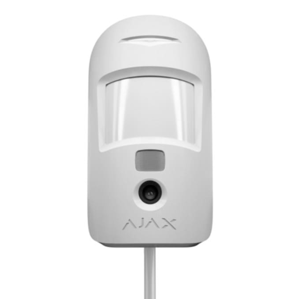 Ajax MotionCam (PhOD) Fibra white дротовий датчик руху з камерою