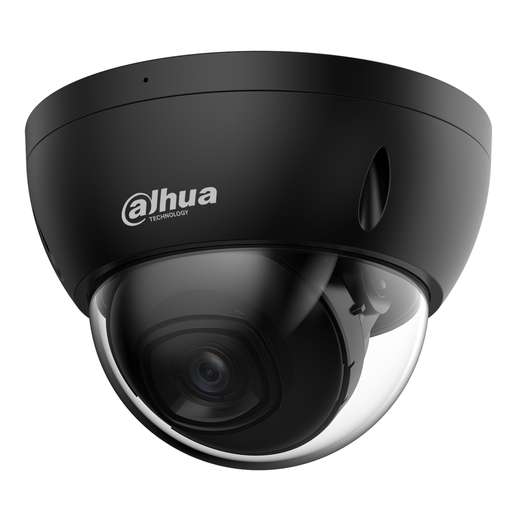 Domo IP H265 8M DN WDR Starlight IR30m 2.8mm IK10 IP67 PoE SD AI Color negro