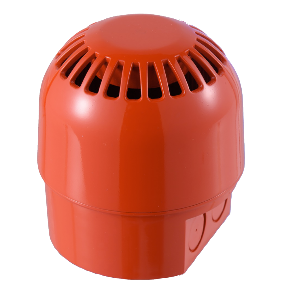 Sirena IS para uso en atmósferas explosivas. Color Rojo. IP66