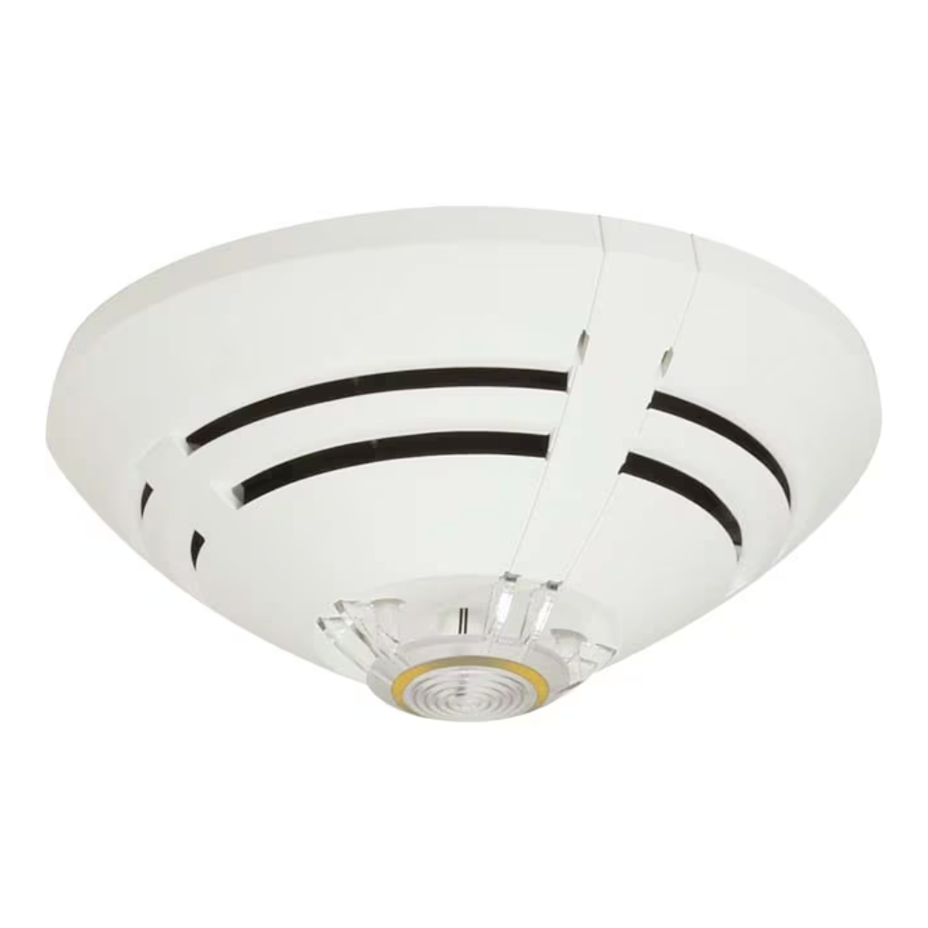 Detector multisensorial IQ8 OTG, provisto de sensor óptico, de temperatura y CO. Requiere base de conexión 805590 no incluida