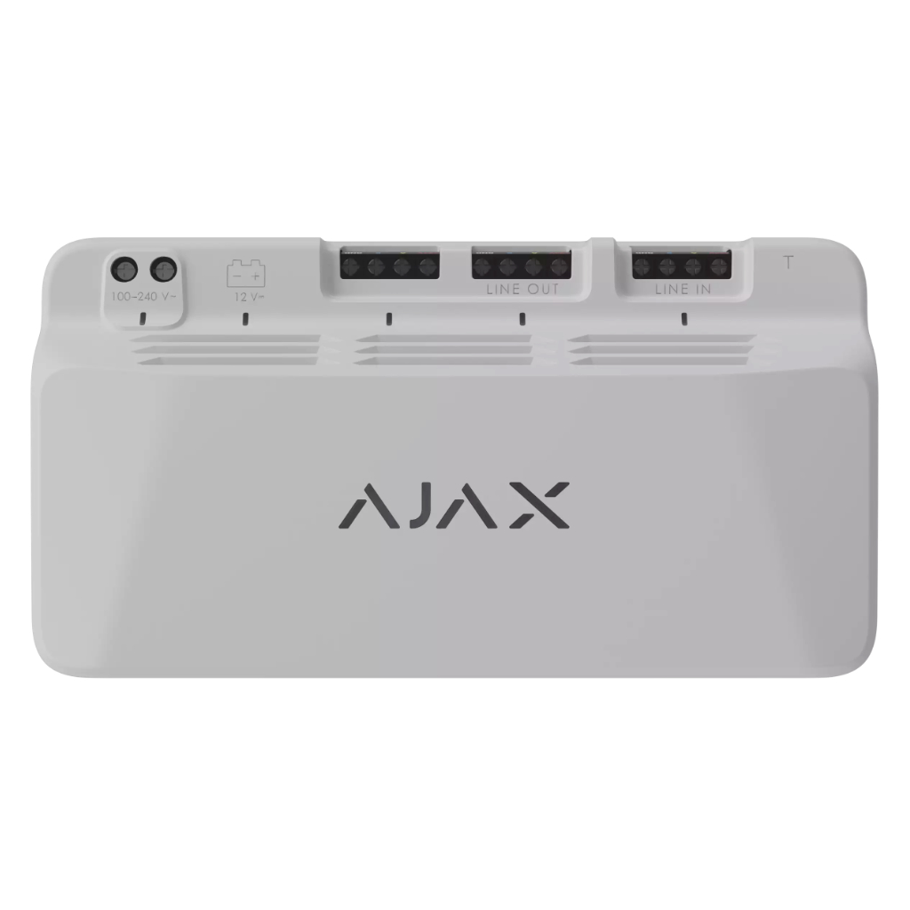 Ajax LineSupply (45 W) Fibra. Color Blanco. G3