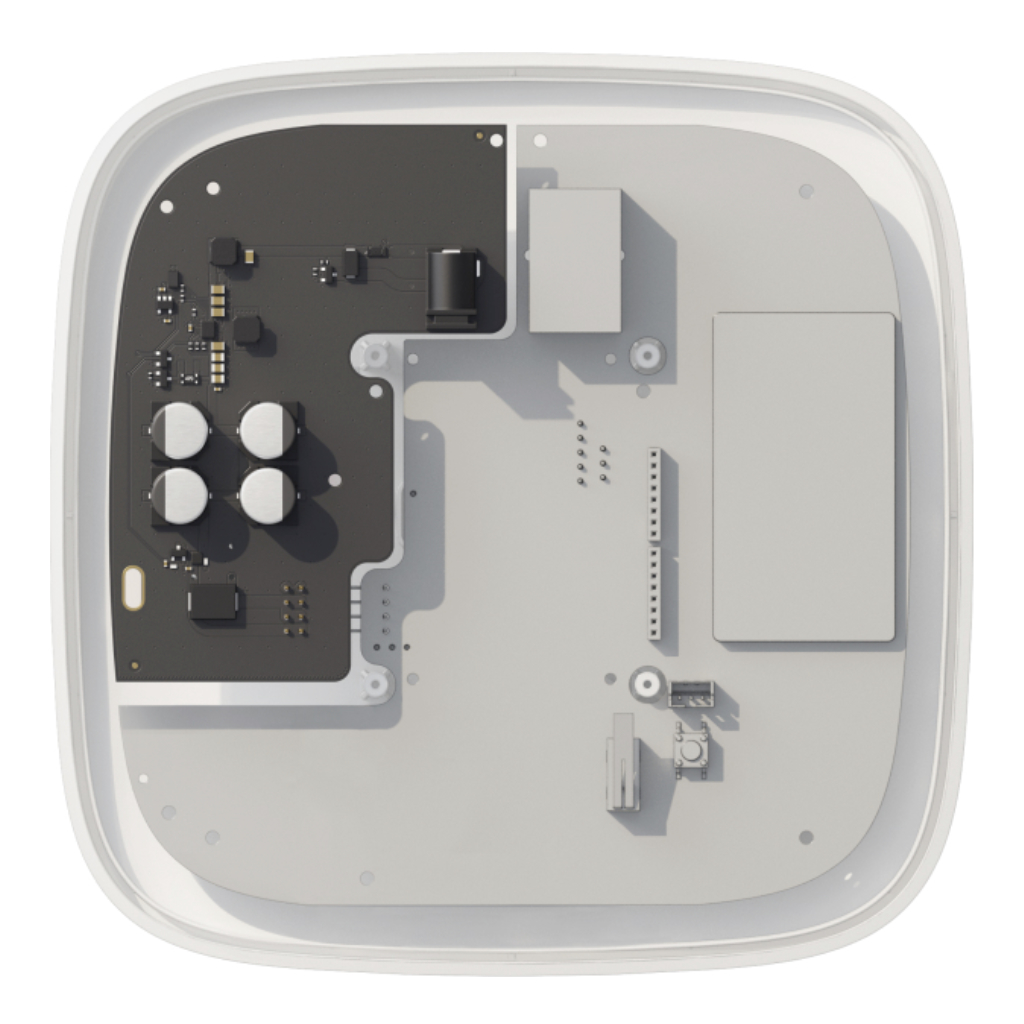 Ajax Hub 2 4G Jeweller + 6V PSU. Central Inalámbrica 4G (2 tarjetas SIM). Color Blanco
