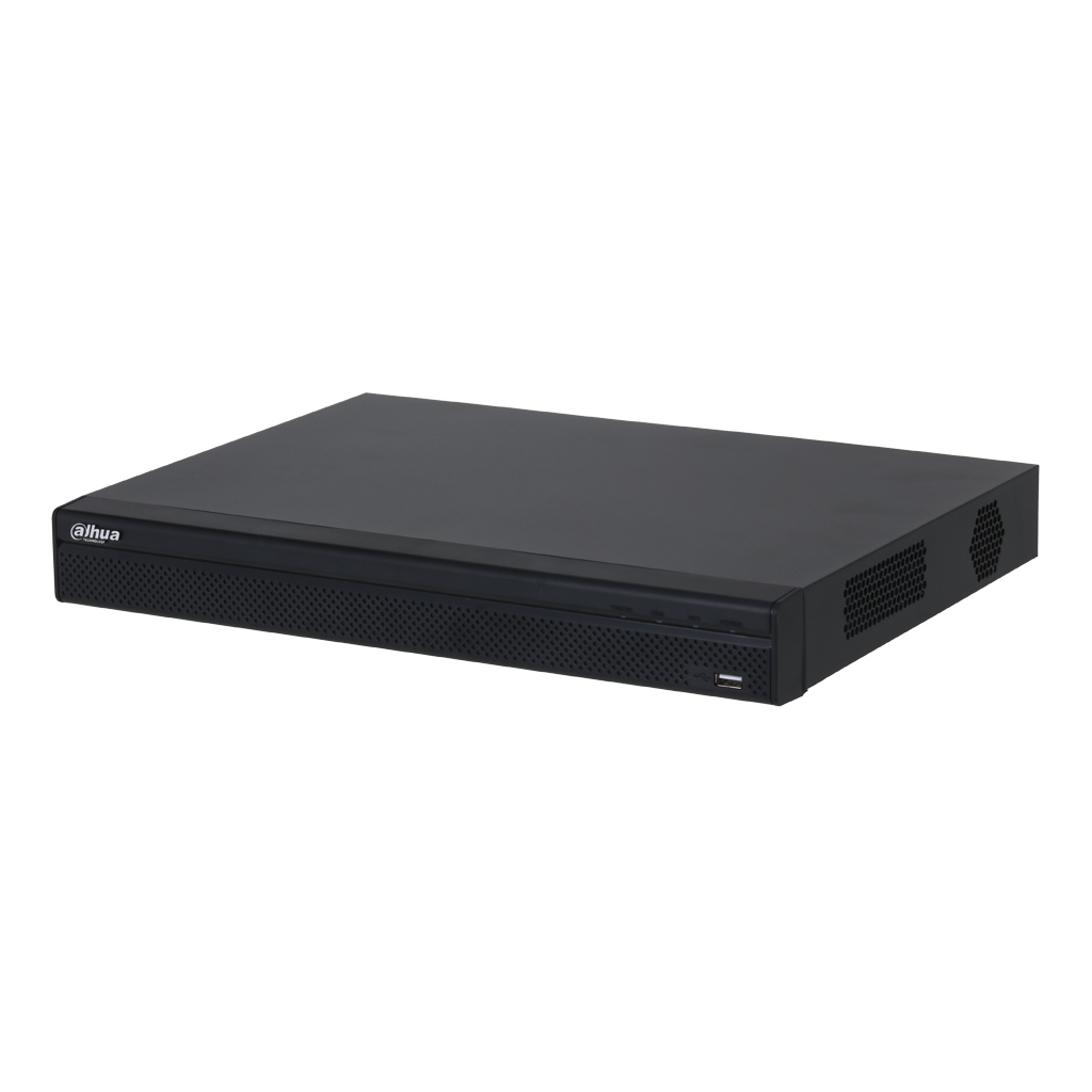 NVR 4ch 80Mbps H265 4K HDMI 4PoE 2HDD E/S