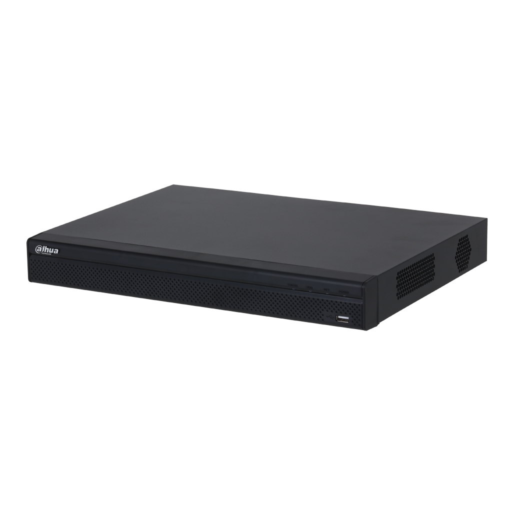 NVR 16ch 160Mbps H265 4K HDMI 2HDD E/S