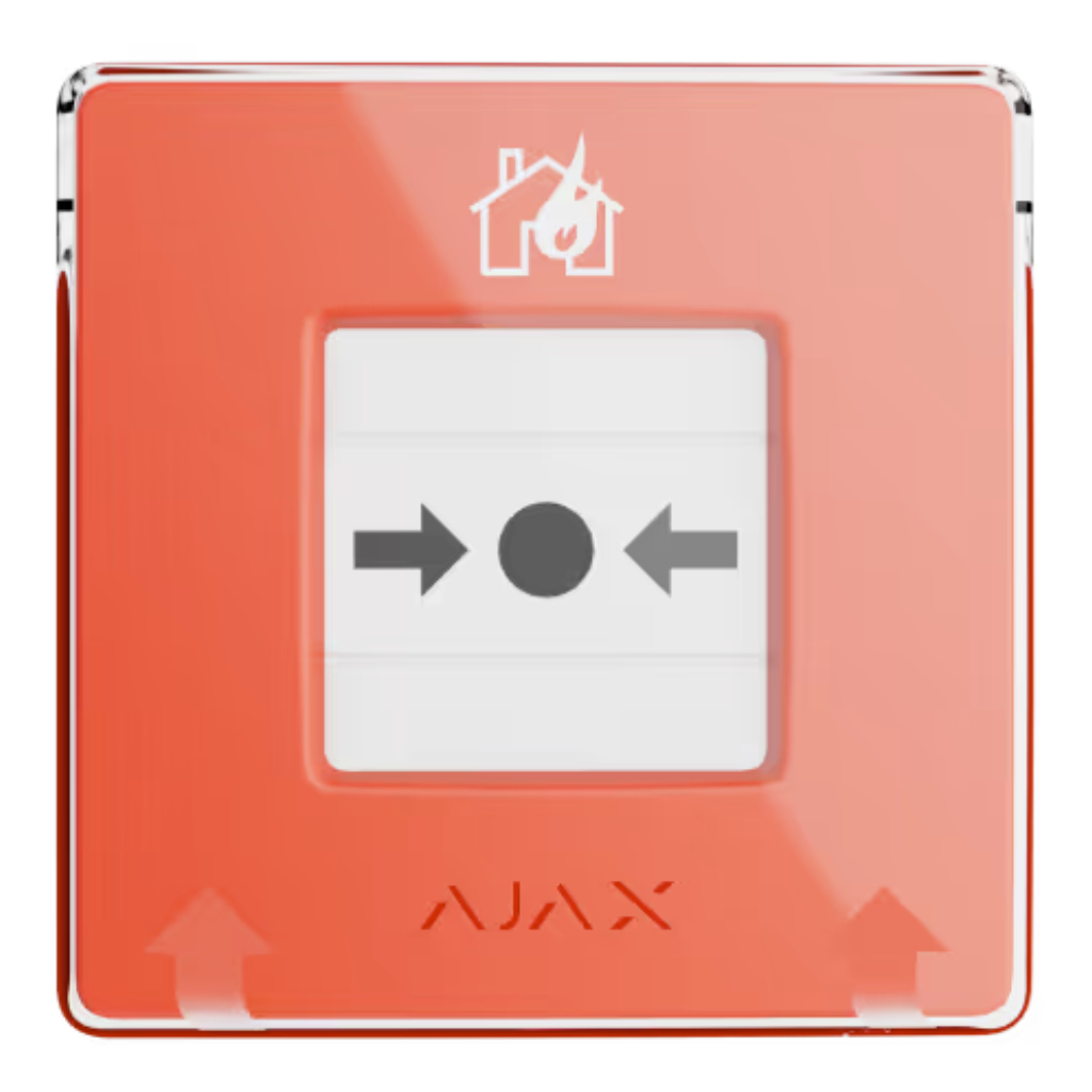 Ajax Manual Call Point. Pulsador Incendio Inalámbrico. Color Rojo