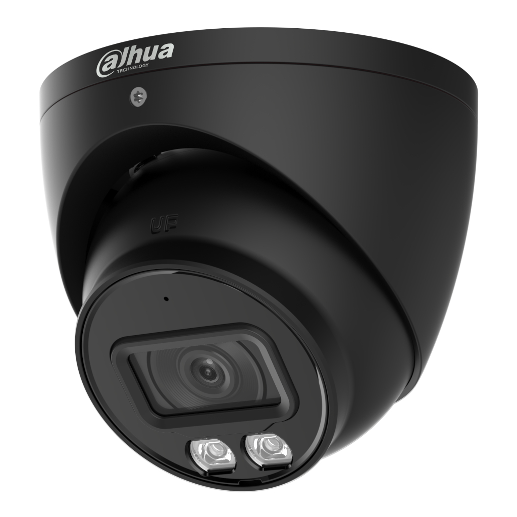 MiniDomo HDCVI 4EN1 2M 1080P Iluminación Dual LED40m/IR40m 2.8mm IP67 MIC. Color Negro