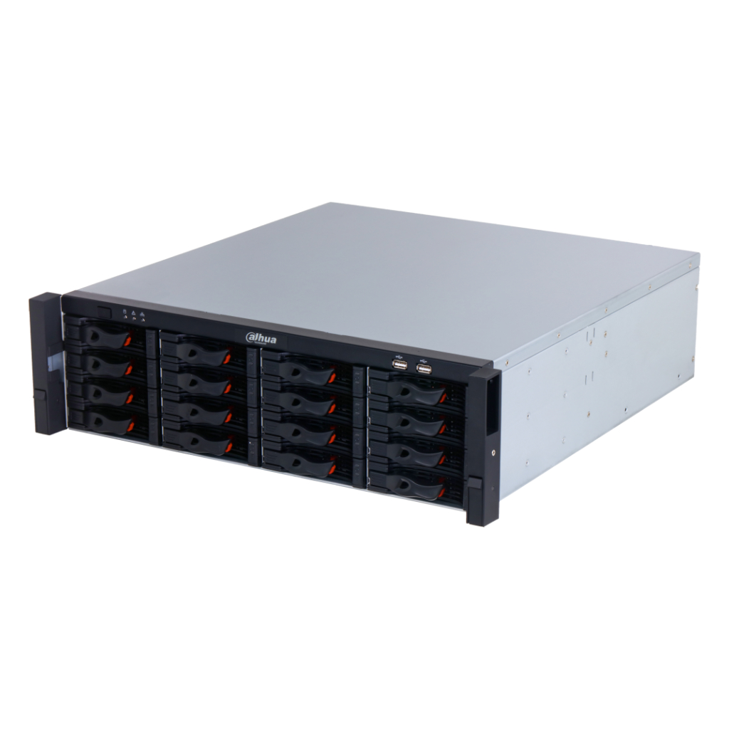 NVR 64ch 1024Mbps 4K H265 4xHDMI 16HDD RAID 0/1/5/6/10 E/S AI Redundant