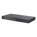 Switch PoE 24 puertos 10/100 + 2 Combo Gigabit RJ45/SFP Uplink 375W Gestionable en Cloud Layer2