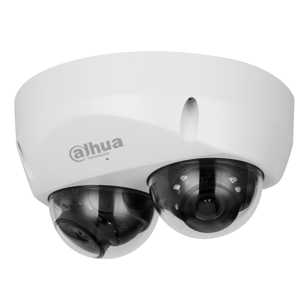 Cámara IP Conteo de Personas H265 Multisensor 2x4MP Dual-Directional WDR IR30m 2.8mm IP67 IK10 PoE AUDIO MIC E/S AI
