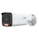 Tubular IP 8M H265 FULL COLOR WDR Iluminación Dual LED50m/IR60m 3.6mm IP67 PoE AUDIO MIC E/S AI