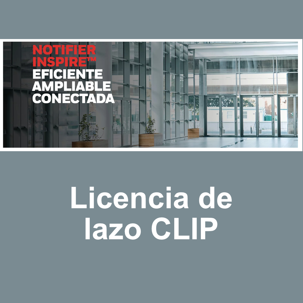 Licencia INSPIRE de lazo CLIP, requerida para dispositivos antiguos
