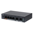 Switch PoE 4 puertos 10/100 + 2RJ45 Uplink Gigabit 60W Gestionable en Cloud Layer2