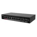 Switch PoE 2.0 8 puertos 10/100 + 2RJ45 Uplink Gigabit 96W Gestionable en Cloud Layer2