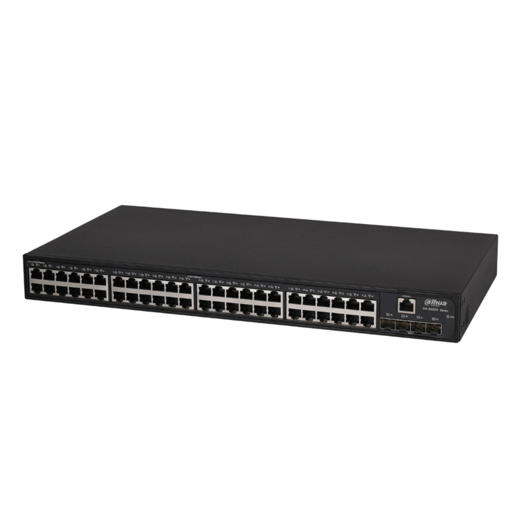 Switch 48 puertos Gigabit + 4 Uplink SFP+ 10Gbps 55W Gestionable Layer3