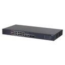 Switch PoE 16 puertos Gigabit + 2 Uplink Gigabit RJ45 + 2SFP Gigabit 135W Gestionable en Cloud Layer2