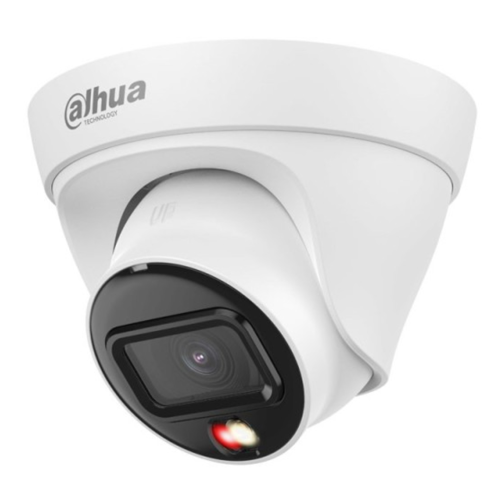 Dahua Lite - MiniDomo IP H265 2M Iluminación Dual LED30m/IR30m 2.8mm IP67 PoE MIC AI  (detección humana)