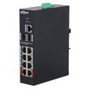 Switch Hardened PoE 8 puertos Gigabit +2SFP Gigabit 110W Gestionable Layer2