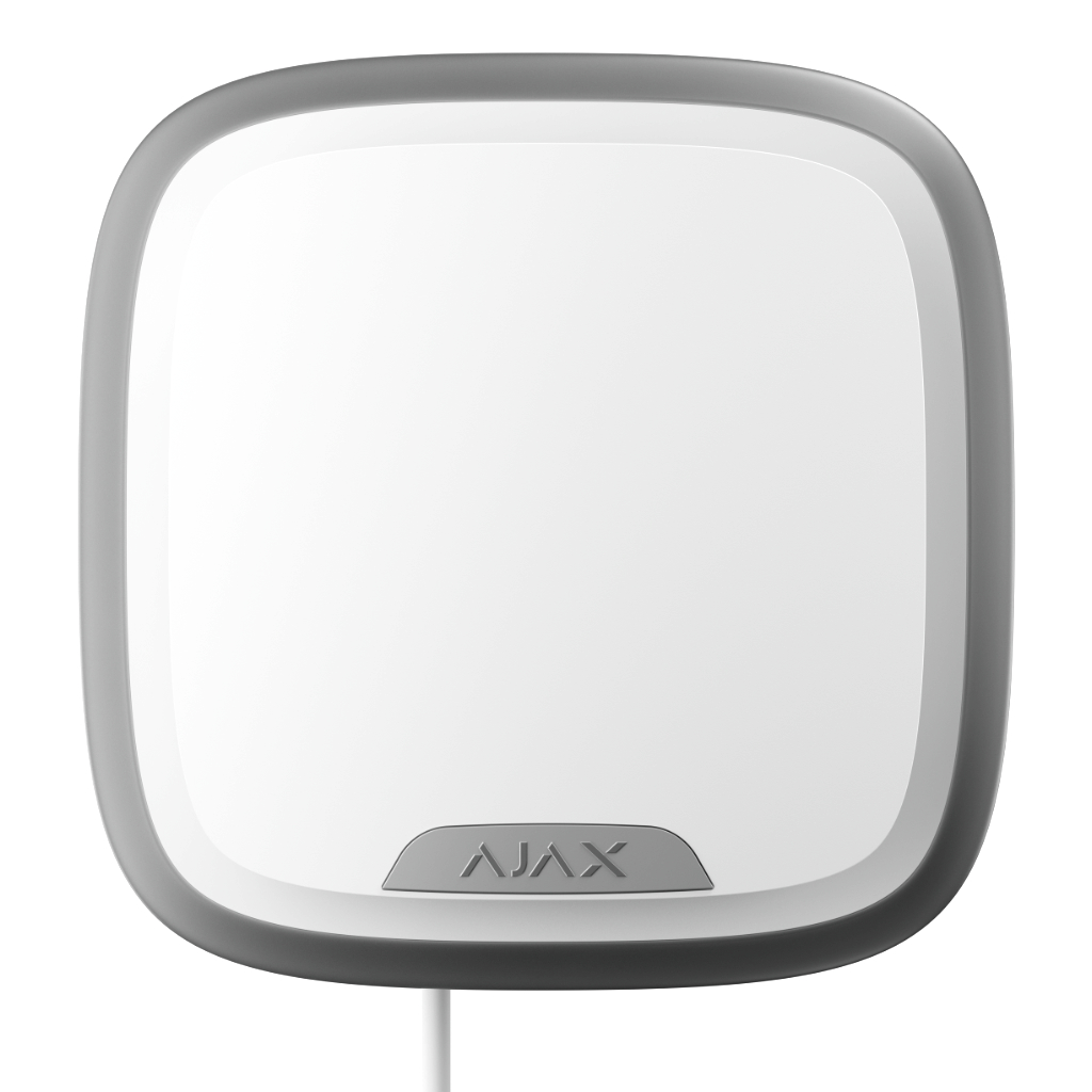 Ajax Superior StreetSiren Plus Fibra. Color Blanco. G3