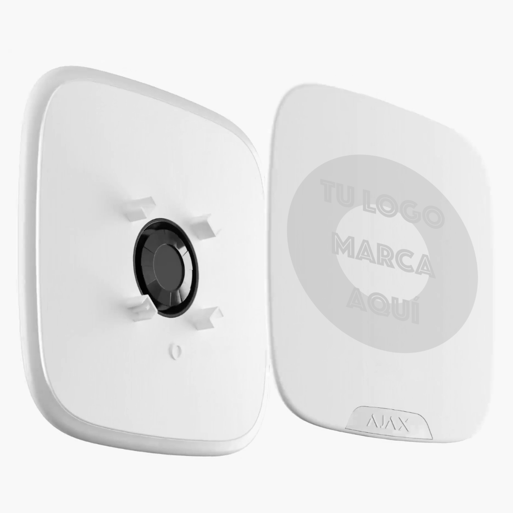 StreetSiren DoubleDeck Jeweller + Brandplate con serigrafía PERSONALIZADA. Color Blanco. Pack de 10ud