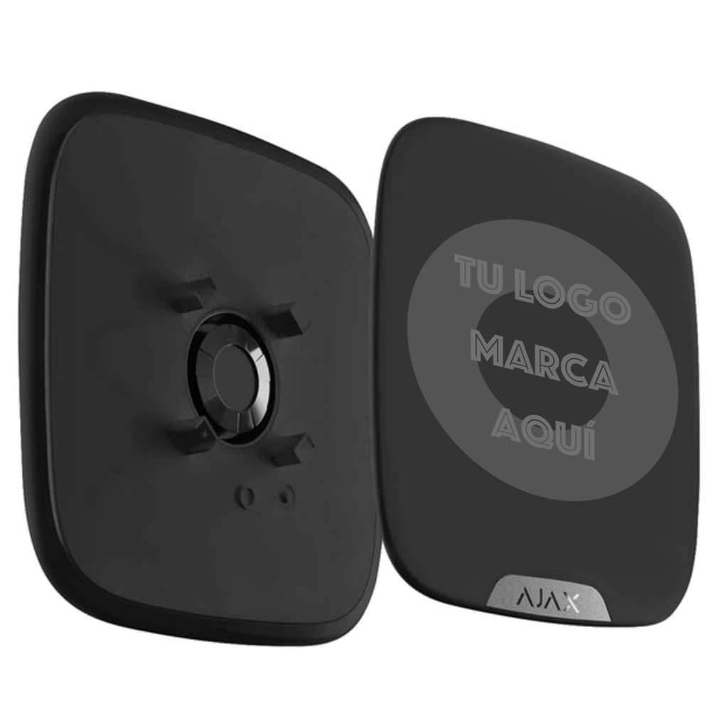 StreetSiren DoubleDeck Jeweller + Brandplate con serigrafía PERSONALIZADA color negro. Pack de 10ud