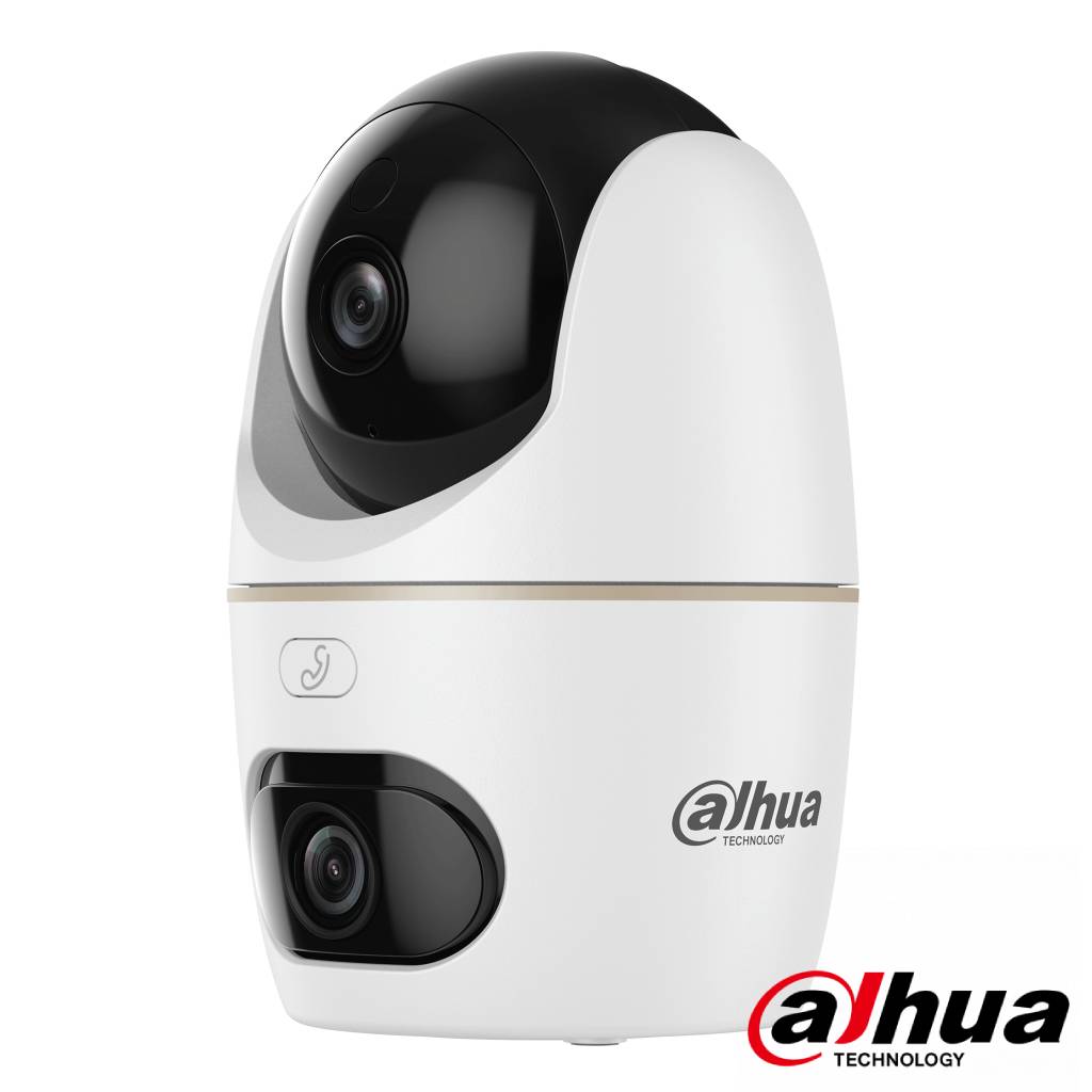 Cubo PT IP DUAL-LENS H265 3M+3M DN LED30m/IR30m 3.6mm SD 5V MIC/Altavoz WiFi
