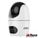 Cubo PT IP DUAL-LENS H265 3M+3M DN LED30m/IR30m 3.6mm SD 5V MIC/Altavoz WiFi