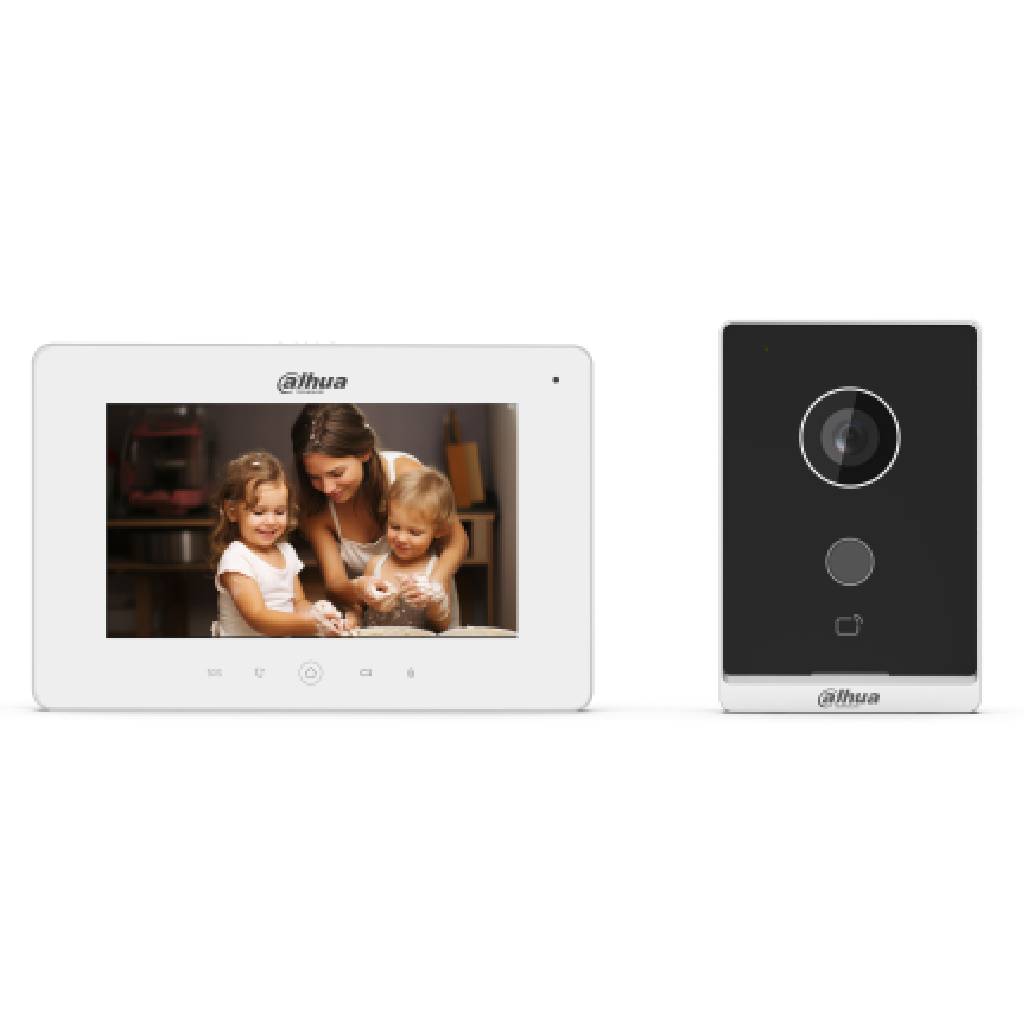 Kit Videoportero IP WiFi exterior de Superficie + monitor WiFi interior