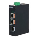Switch Hardened PoE 2.0 2 puertos (1p 10/100 + 1p Gigabit) +1SFP Uplink Gigabit 60W No_Gestionable Layer2