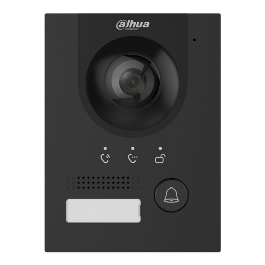 Estación Exterior para Videoportero IP 2-hilos/RJ45 PoE con Cámara 2MP IP65 IK07 168.6º. Color negro