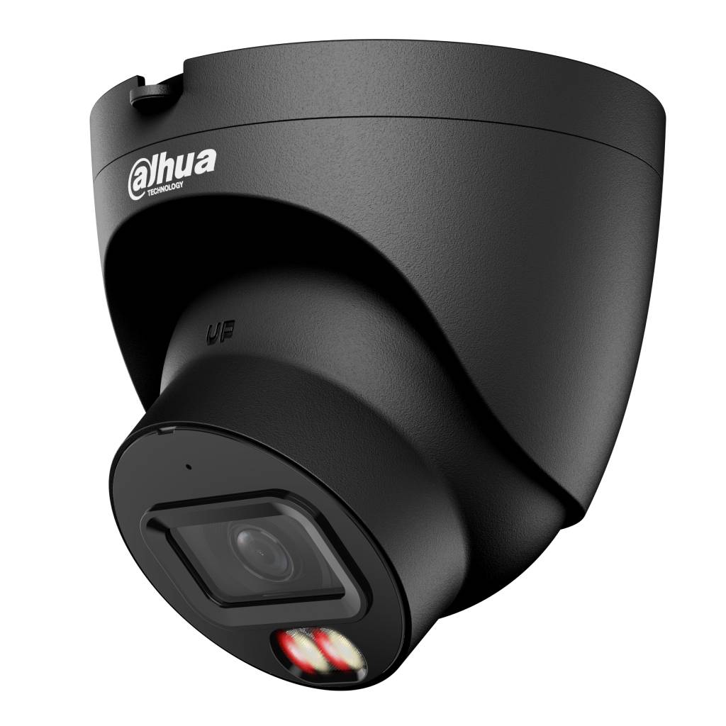 MiniDomo IP 12M H265 WDR Iluminación Dual LED30m/IR30m 2.8mm IP67 PoE MIC AI Color negro