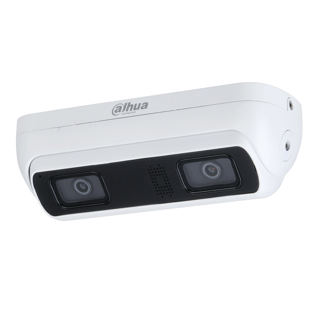 Cámara IP Stereo Analysis H265 4M DUAL-LENS WDR IR20m 2.8mm IP67 IK10 PoE AUDIO MIC/Altavoz  E/S