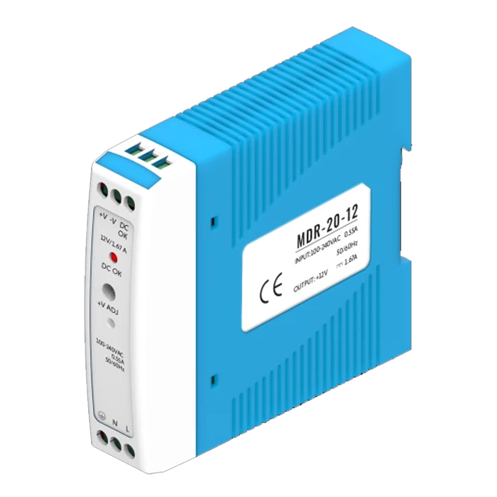 Fuente alimentación Teltonika Carril DIN 20W 12V 1.67A