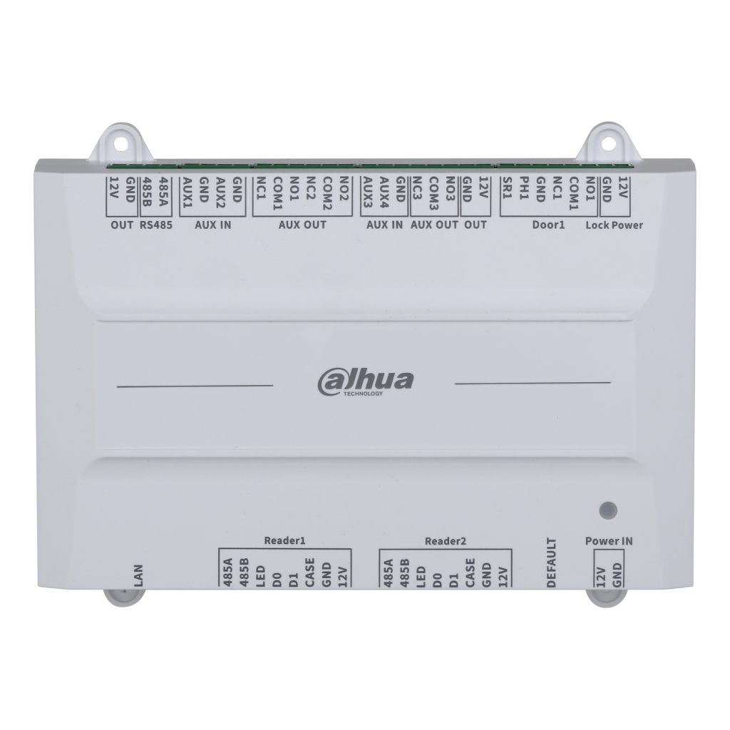 Controladora 1 Puertas / 2 Direcciones para Carril DIN IP Wiegand RS-485
